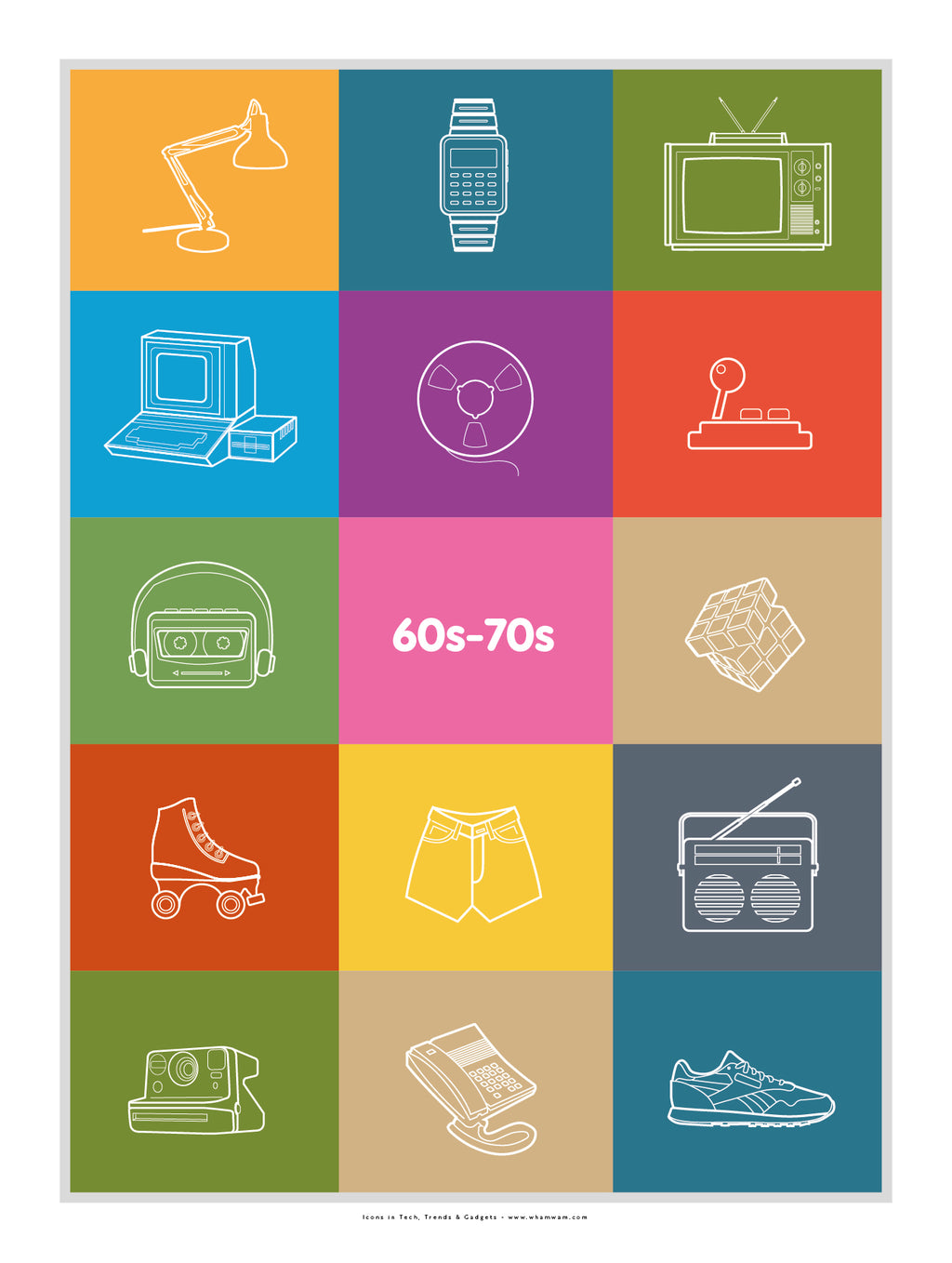 60-70's Tech Icons